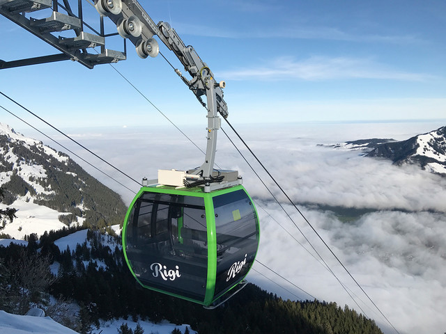 Luftseilbahn Rigi Scheidegg Winter