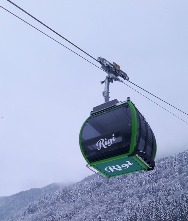 Luftseilbahn Rigi Scheidegg Winter