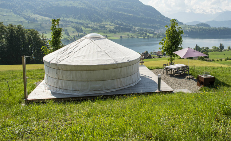 Jurte Bauernhof Gehren Merlischachen