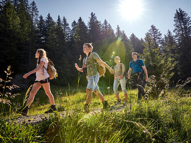 Familienwanderung