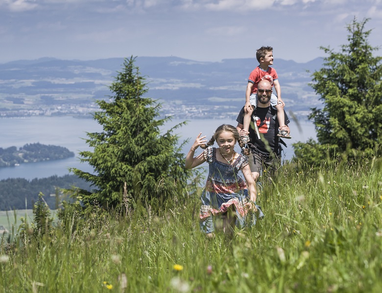 Familienwanderung auf der Rigi